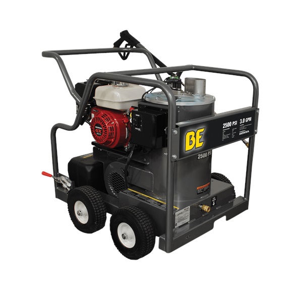 BE 196cc 2500 PSI Hot Water Pressure Washer